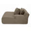 Méridienne simple en velours Boneless Fluffy-1974641171