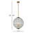 Rola Steel and Crystal Dimmable Globe Chandelier-1605933595-1513418102