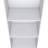 Note 47" Tall Three-Tier Ladder Bookcase White