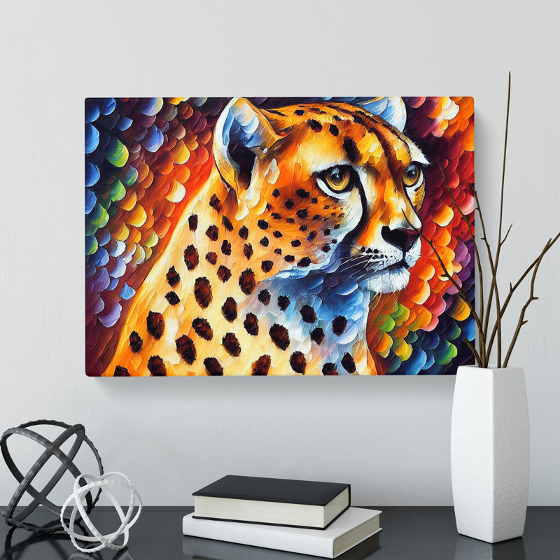 Cheetah Vol.3 Abstract - Wrapped Canvas, 50cm H x 76cm W x 3cm D