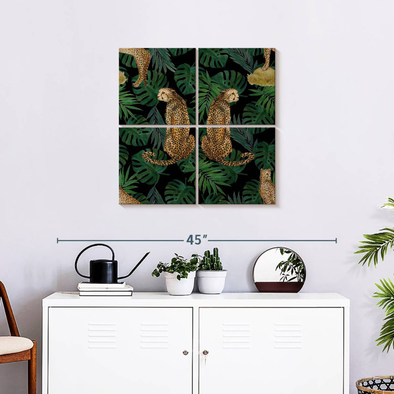Brampt Exotic Cheetahs, 26" H x 26" W