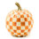 Orange Check Small Pumpkin