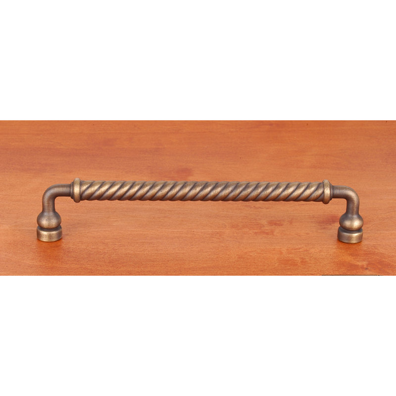 Antique Bronze 8'' Twisted Bar Appliance Pull
