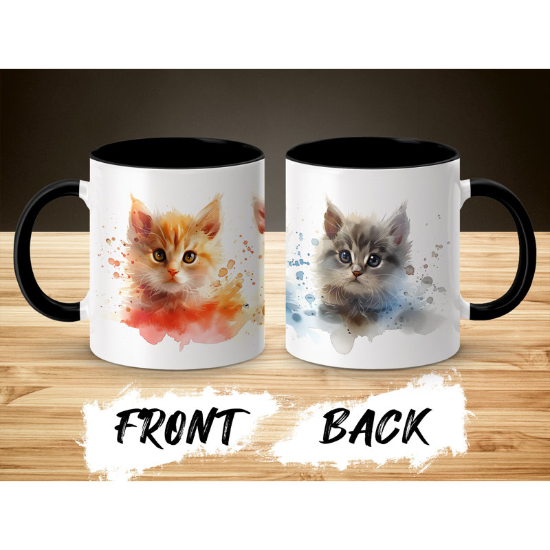 Ceramic Coffee Mug, Black, 2