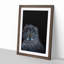 Great Grey Owl in Abstract - Picture Frame Graphic Art Print-55735566-55735568
