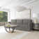 Flex Square Arm Modular Sofa with Reversible Cushions