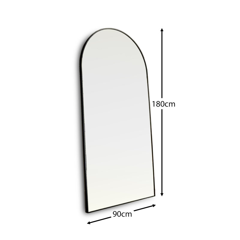 Aluminium Arch Floor Mirror