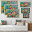 Nature morte avec un bouquet - Décoration murale traditionnelle sur toile-509614748-509614728