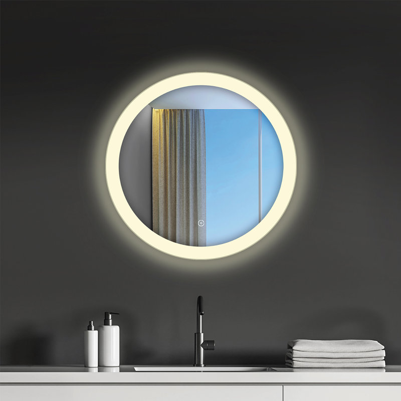 Wataga Flat Wall Mirror, 24" x 24"