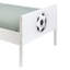 Kids White Single Bed – Football