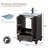 Sharee 24" Single Sink Bathroom Vanity With Ceramic Top, Zinc Alloy Faucet, Painted Surface, Soft-close Doors