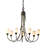 Flora 7 - Light Shaded Classic/Traditional Chandelier-1376091091