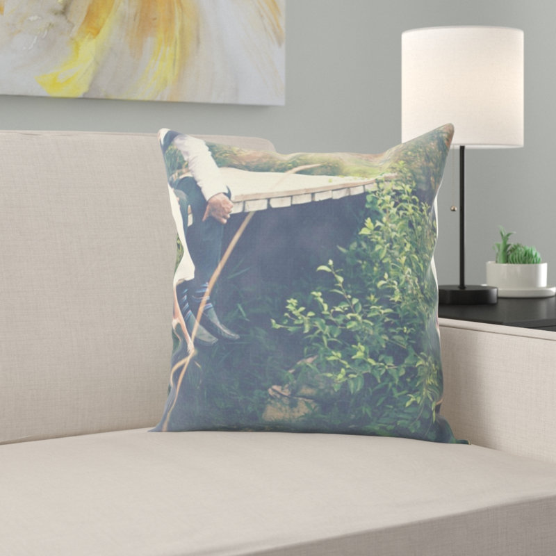 Housse et insert de coussin carré Bride and Groom