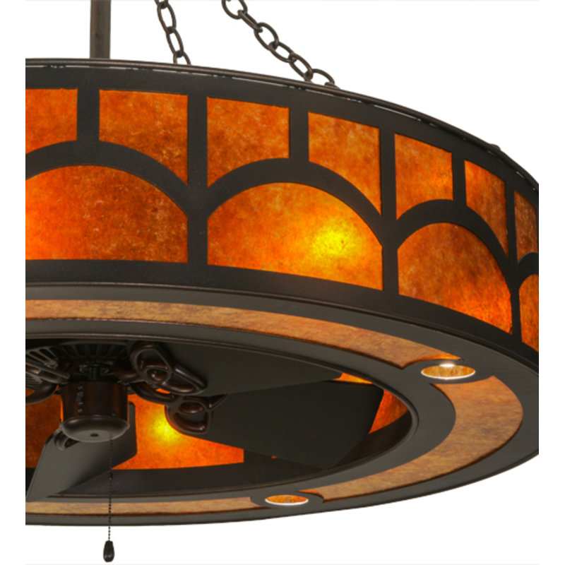 Mission Downrod Ceiling Fan