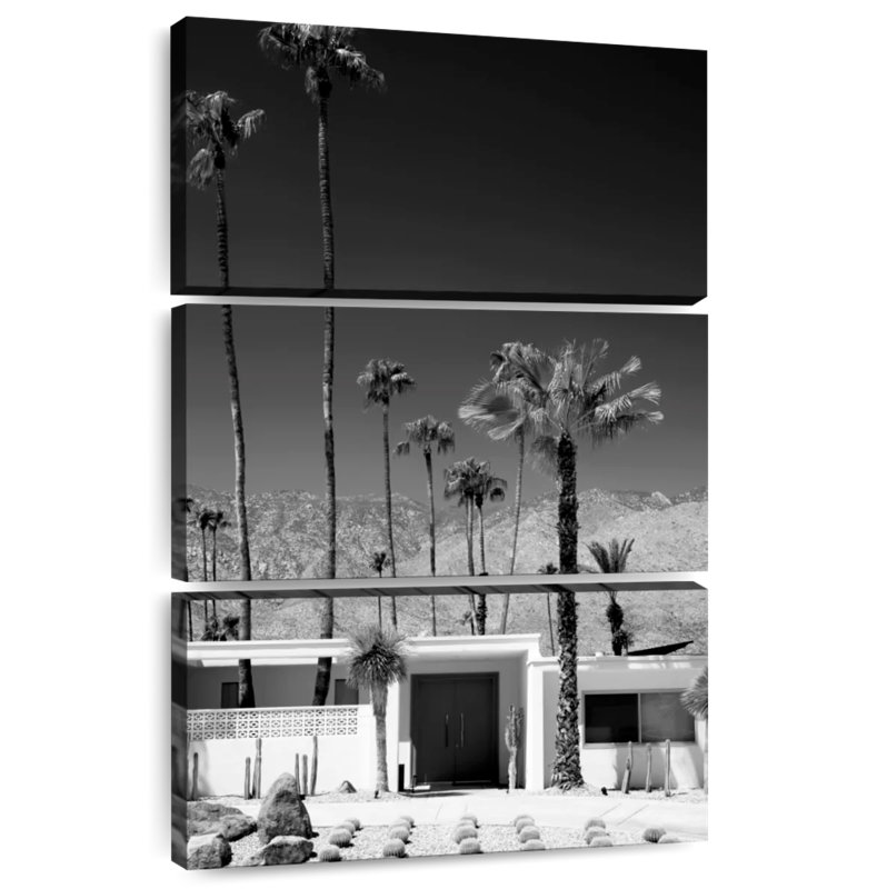 Lilie Black California Palm Springs II, H 38 po x l 24 po