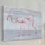 « pêche flamant roses ii », reproduction d’art sur toile tendue-21130201