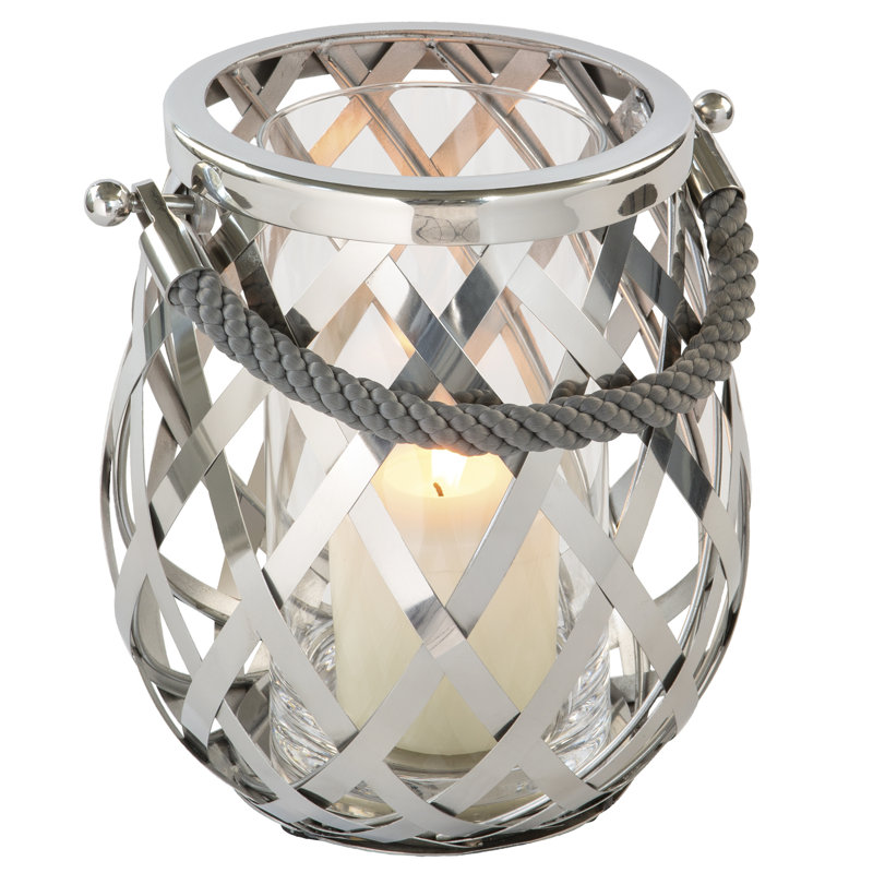 Lantern, 24cm H x 22cm W x 22cm D