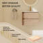 Meuble-lavabo mural simple 24,03 po avec plateau en céramique Alysandra