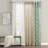 Palm Leaf Burnout Window Sheer 50x84"