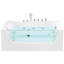 Leff 1700mm x 800mm Corner Whirlpool Acrylic Bathtub with Tap
