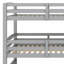 Lit superposé triple avec escalier de rangement, conception séparée-50304276
