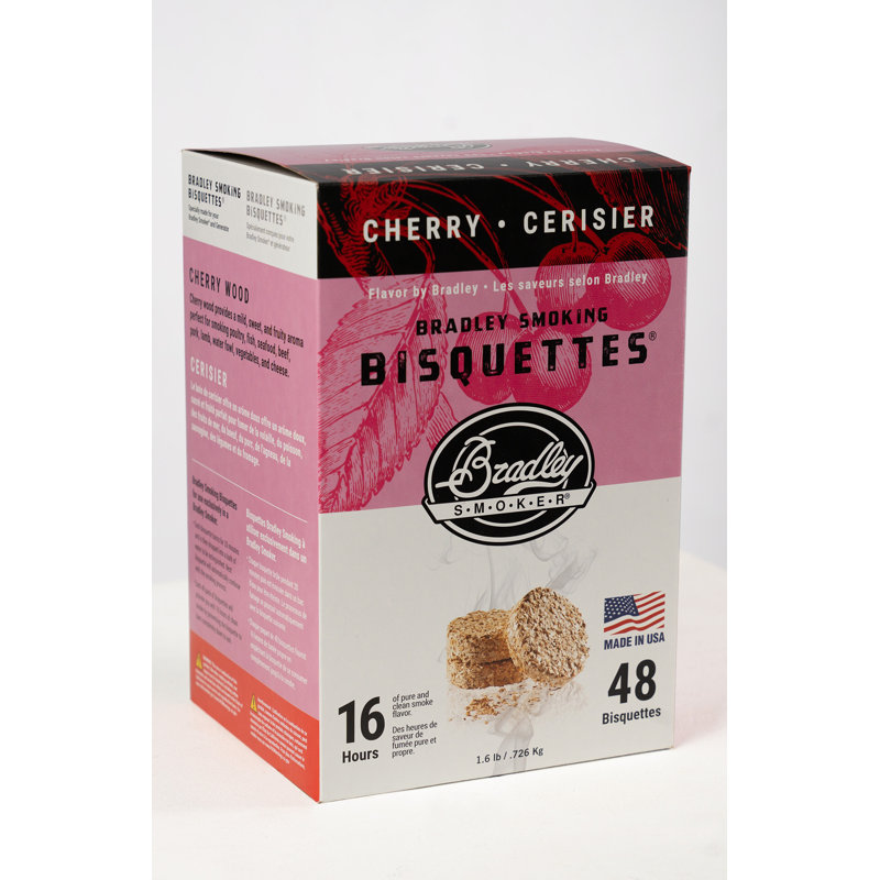 Bradley Smoker Bisquette, Cherry, 48 pack