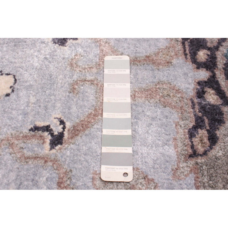 Tapis unique gris de 8 pi 10 po x 11 pi 10 po Kmiyah