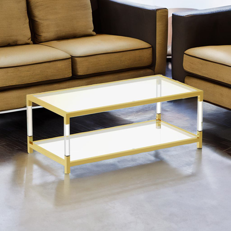 Table basse à structure en métal