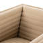 Calandre Swivel Chair-Crete Ecru