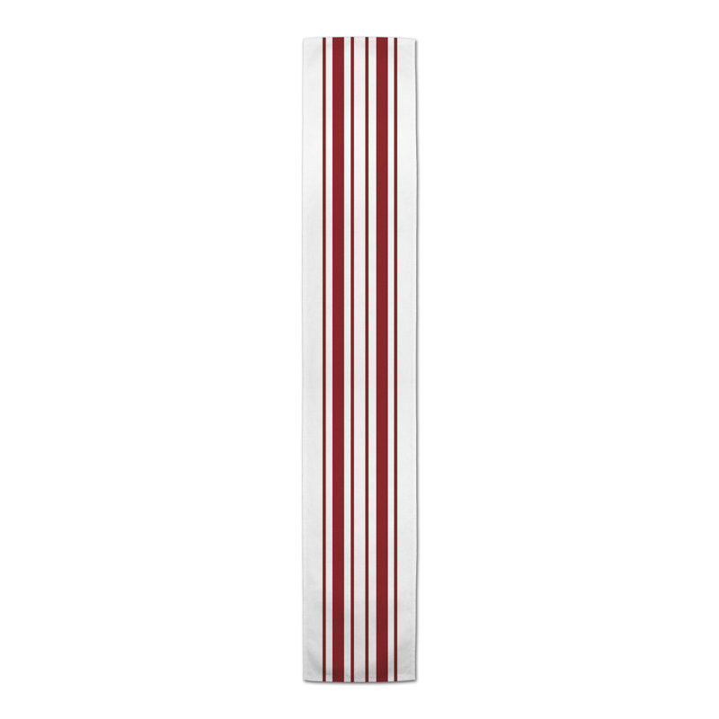 Chemin de table Perouge, 72 po x 16 po, Rouge