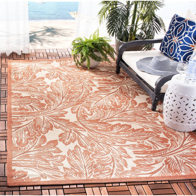 Herefordshire Performance Floral Indoor/Outdoor Area Rug