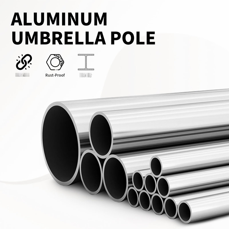 Parasol d'extérieur de 10 pi avec 8 nervures et évent pour le soleil