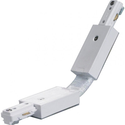 Track Light Flexible Connector in White