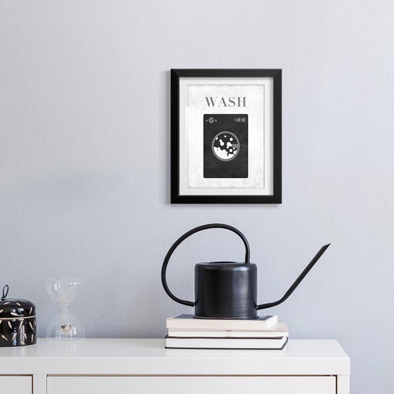 Wash -Framed Print