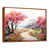 Toile avec cadre flottant brun