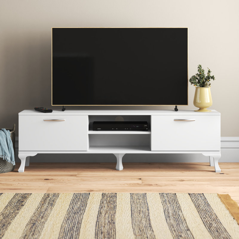 Colebrook Unfinished Entertainment Centre for TVs up to 55", White