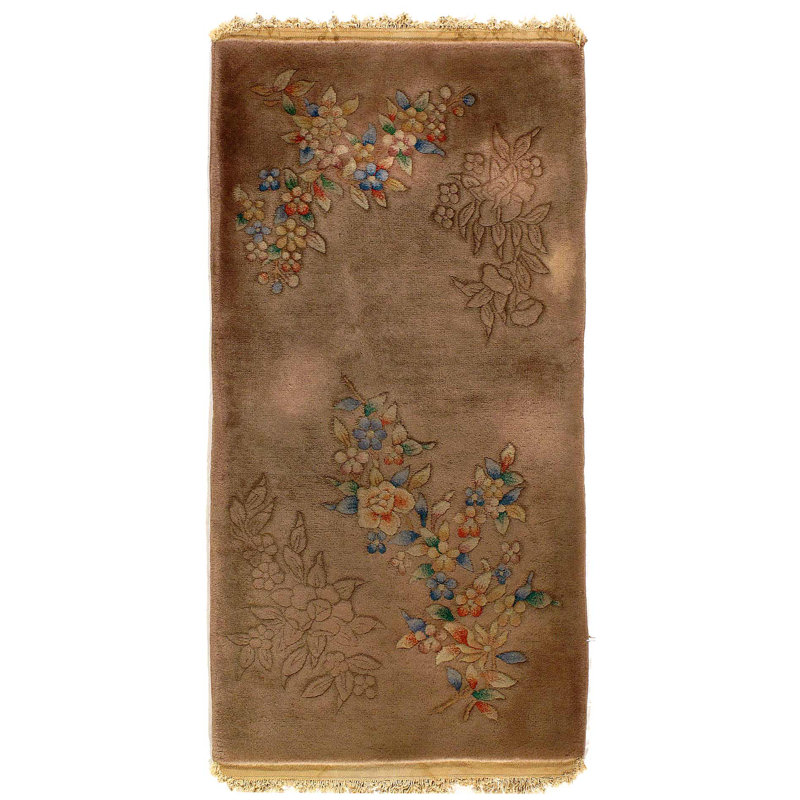 Art déco antique chinois 2 pi x 4 pi