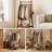 Freestanding Solid Pine Garment Rack, 31.9 x 17.7 x 62.4 Inches