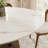 Aversa Modern Round Dining Table, Sintered Stone Top | Solid Wood Base, 1-Step Easy Assembly For Breakfast Nook, Dining Room-930410359-930410352