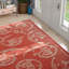 Tapis intérieur / extérieur rouge / naturel Arneshia-631817134
