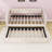Twin Upholstered Daybed with Pop Up Trundle-2061118826