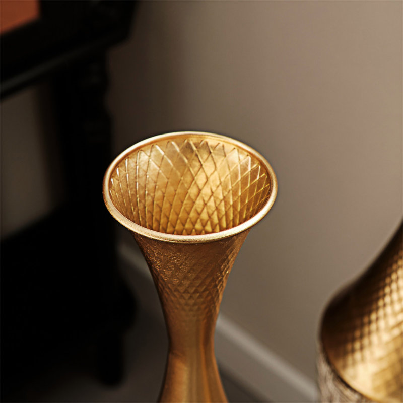 Floor Metal Vase Set Of 3