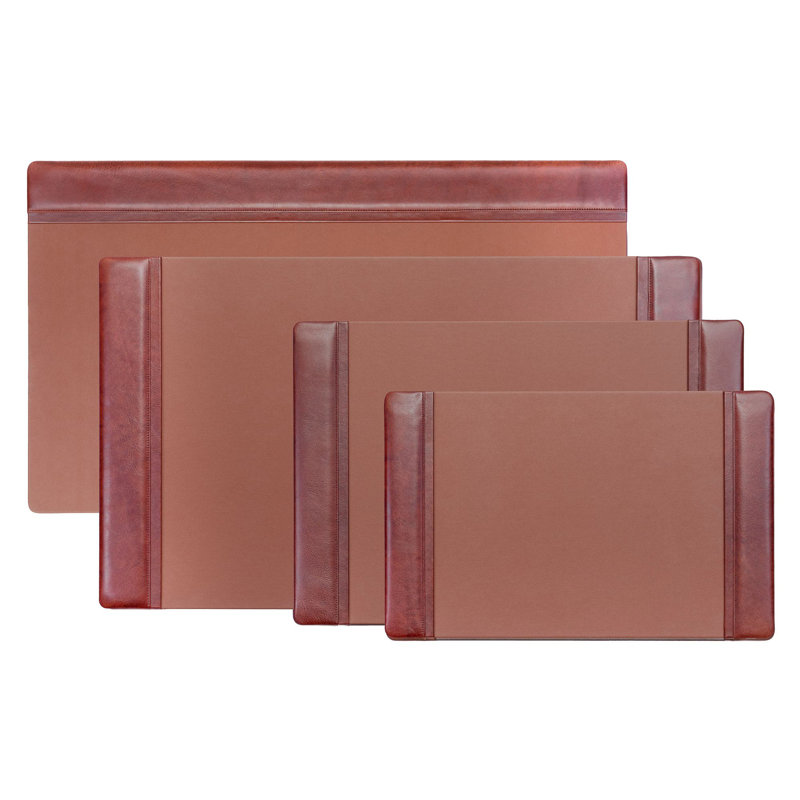 Bramfield Leather Desk Pad, Mocha Brown