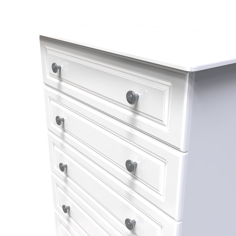 Adala 77cm W 5 - Drawer Chest of Drawers