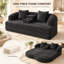 Upholstered 70.07 " Chenille Sofa-1494875235