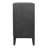 Imel Cabinet 2 Doors, Brushstroke Black