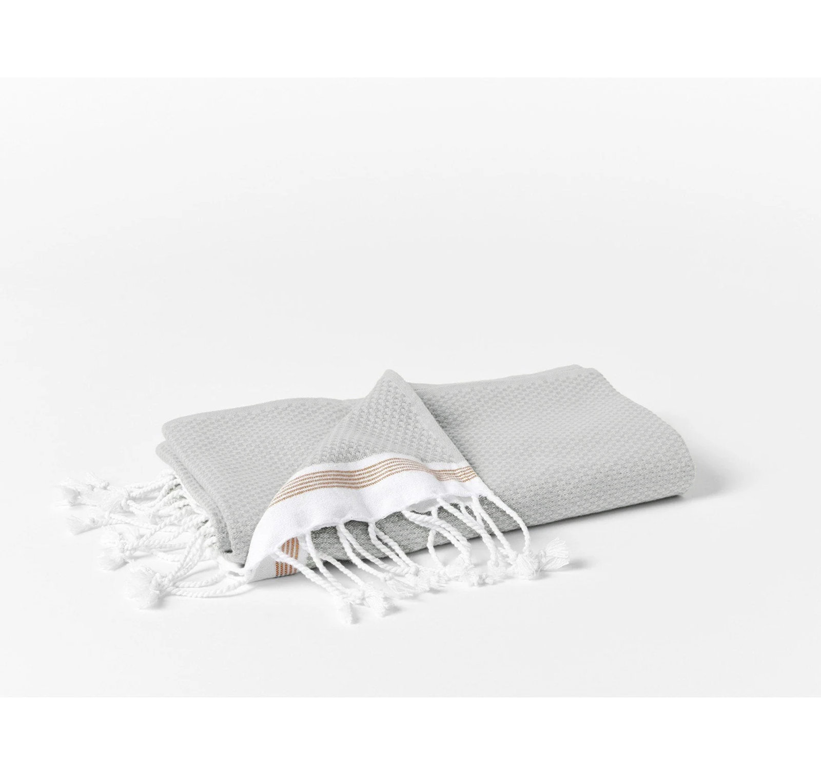 Mediterranean Organic Cotton Bath Towel, Bath Sheet, Seal w/Fawn