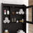 Modern Over The Toilet Space Saver Organization Wood Storage Cabinet For Home, Bathroom - Espresso