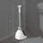 Simplehuman Plunger and Toilet Brush Bundle, White