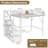 Full Metal Loft Bed with Extra-Large Storage Stairs and Reversible Staircase-129068228